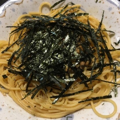 海苔増しで！バターのお陰で麺が固まりにくくて、なにより美味しかったです♪